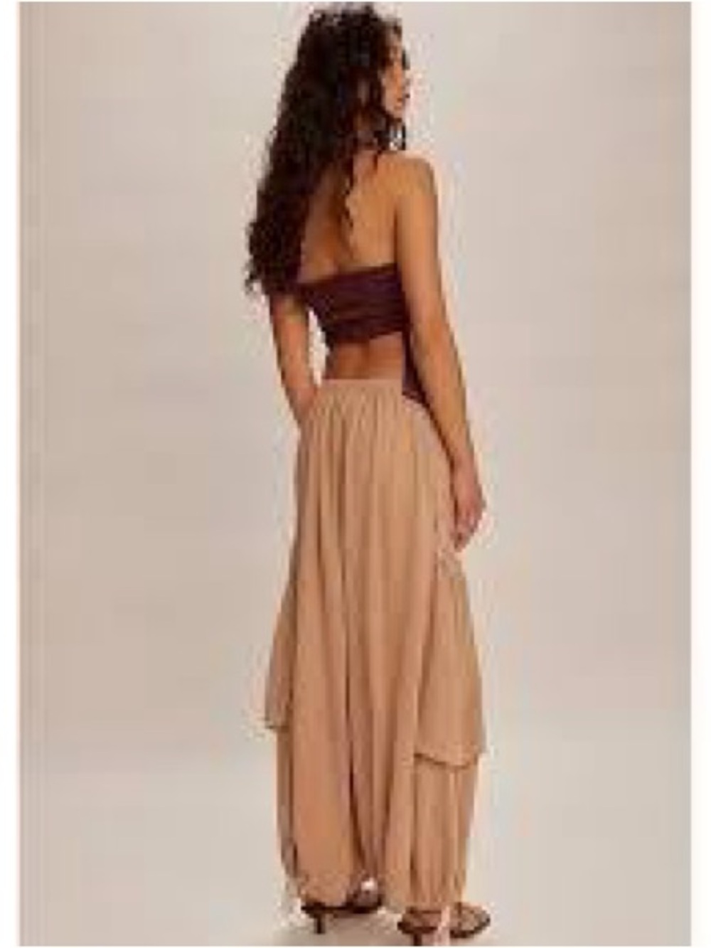 Free People Wide-Leg Misty Bay Cargo Pant in Goldenrod | Medium